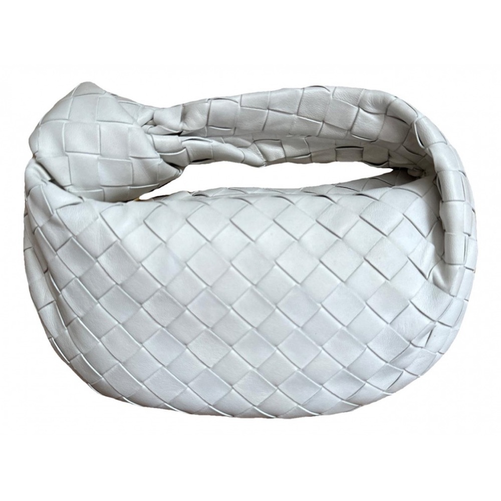 BOTTEGA VENETA Mini Jodie Handbag in Chalk (white) - like new condition